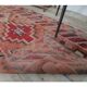 Vintage Natural Turkish Hand-Knotted Pink Runner 80x360