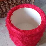70s storage pouf