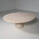 Finale 1790 travertine coffee table by Peter Draenert, 1970s.