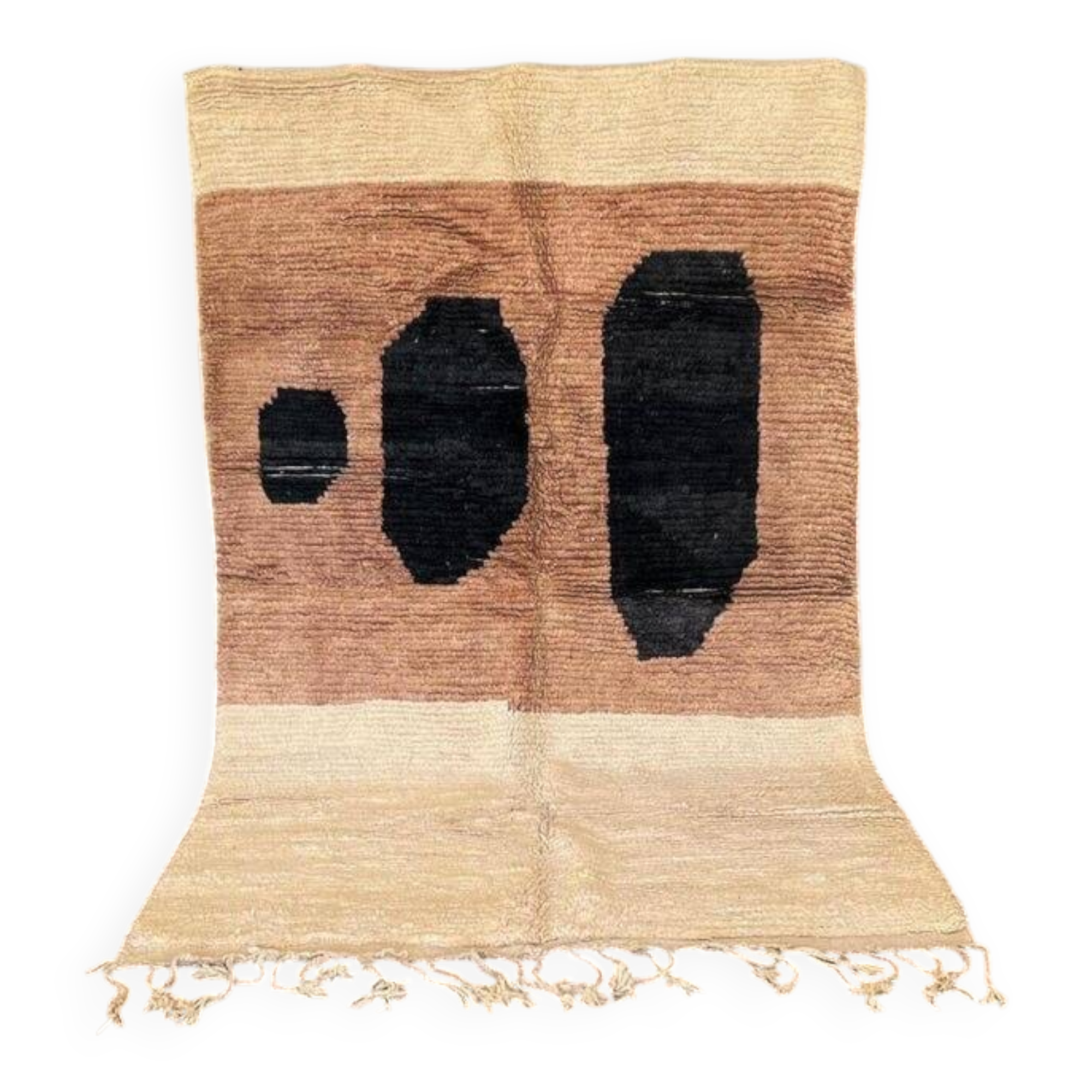 Handmade wool rug, size 100 x 200 cm