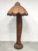 Midcentury Art-Deco wooden airplane propeller floor lamp