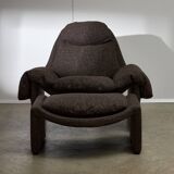 P60 Lounge Chair and Ottoman by Vittorio Introini, Saporiti, 1960s