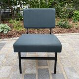 Restored 70s armchair, covered in LVMH fabric