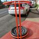 Umbrella stand and walking sticks circa 1970