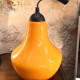 Vintage orange opaline chandelier