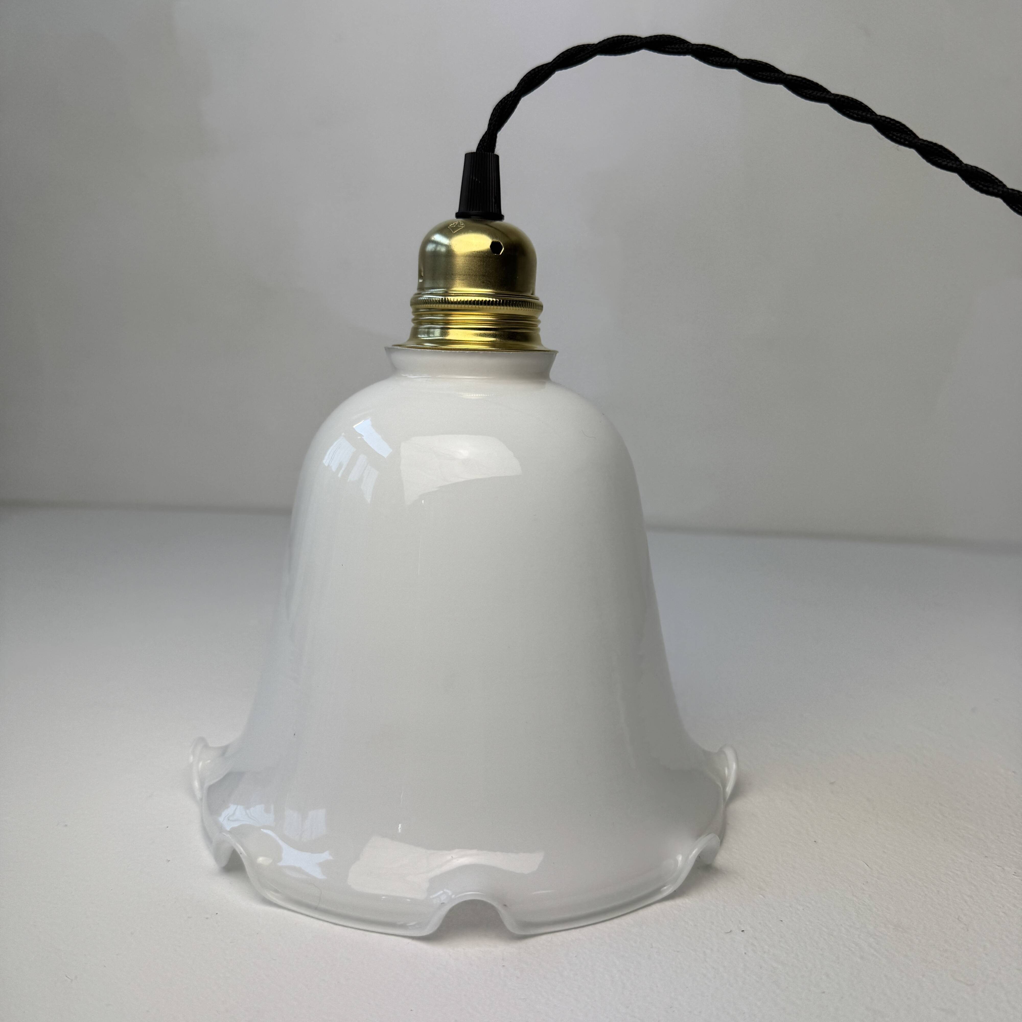 Lot 3 anciennes suspensions en opaline vintage