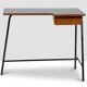 Jacques Hitier for MBO, Desk in oak and black metal, year 1951