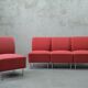 Vintage Finnish Living Room Set from Isku, 1980s, Set of 4