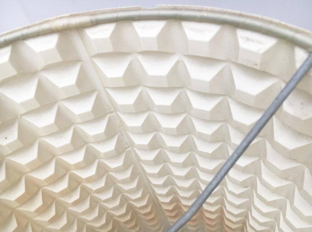 East German tripod floor lamp by Rudolf Arnold, mid-century, 1960s.