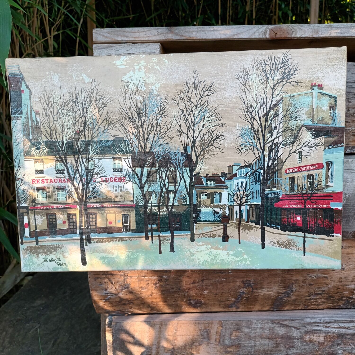 Painting of Montmartre