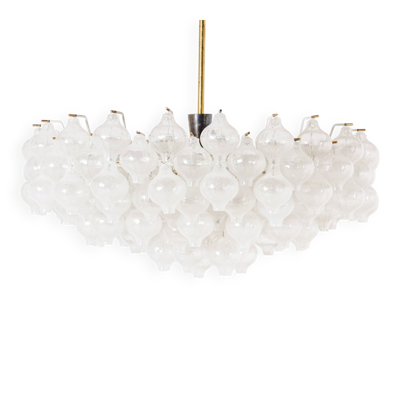 Suspension en verre Tulipan XL de Kalmar - Autriche années 1960