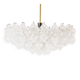 XL Tulipan Waterfall Glass Chandelier by Kalmar - Austria 1960s