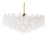 Suspension en verre Tulipan XL de Kalmar - Autriche années 1960
