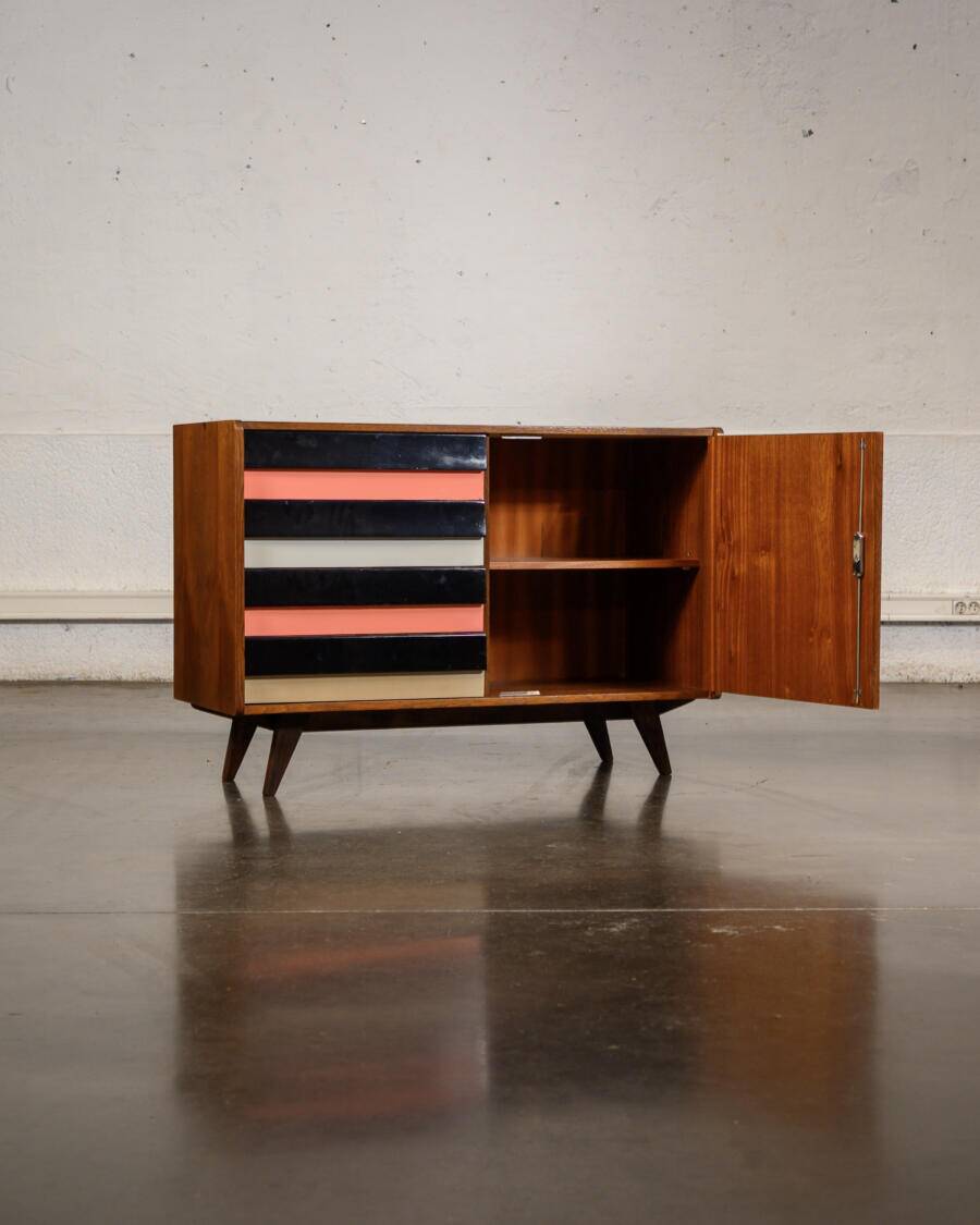 Buffet JIROUTEK tiroirs roses