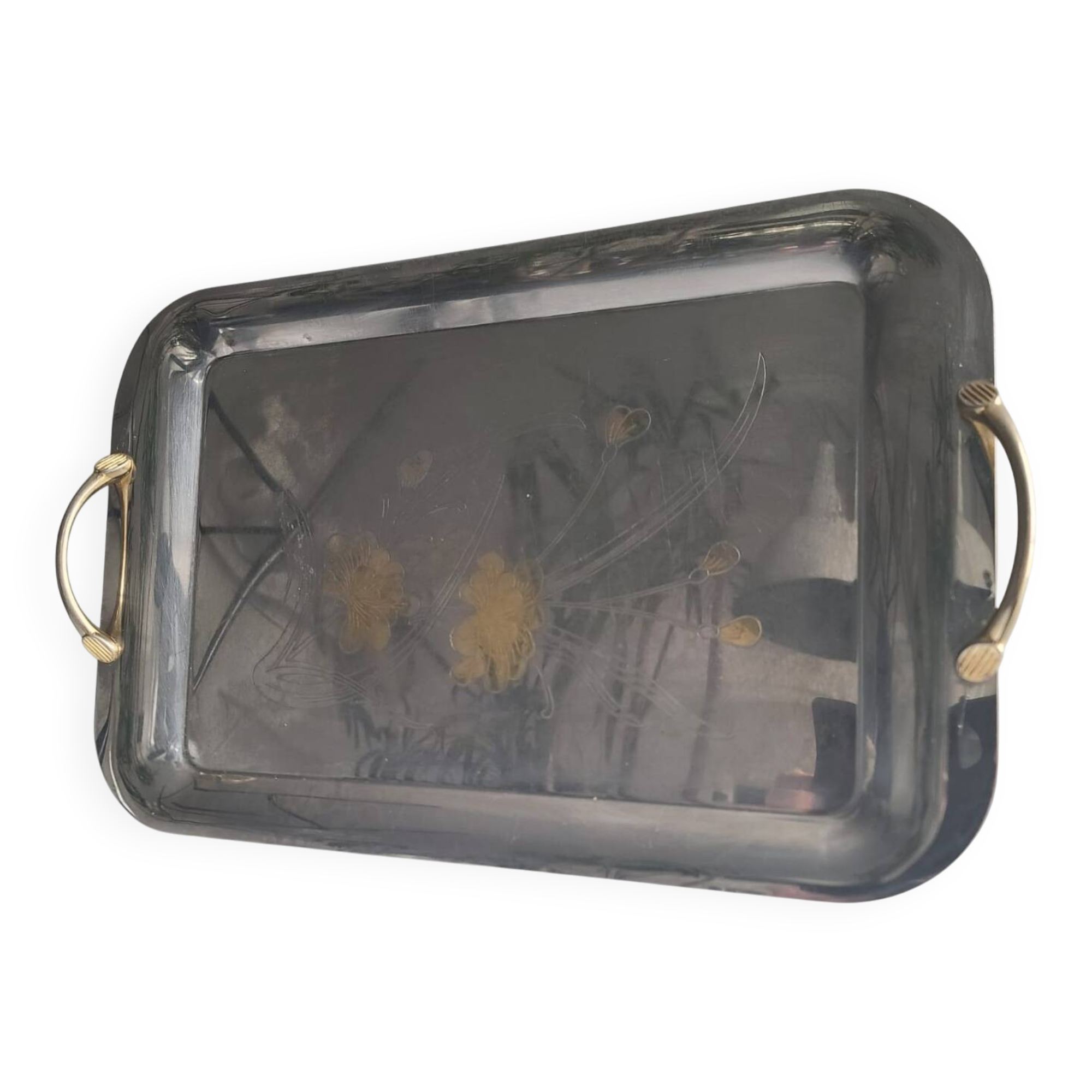 Large Vintage Retro Decorative Serving Tray #PLMR