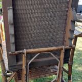Rattan armchair