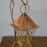 Vintage cage lamp 1960