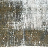 3x7 Classic Vintage Turkish Runner Rug, 3x7 Runner Rug, Short Vintage Rug, Handmade Rug206x95Cm