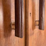 Armoire ancienne en bois à 2 portes, vers 1920