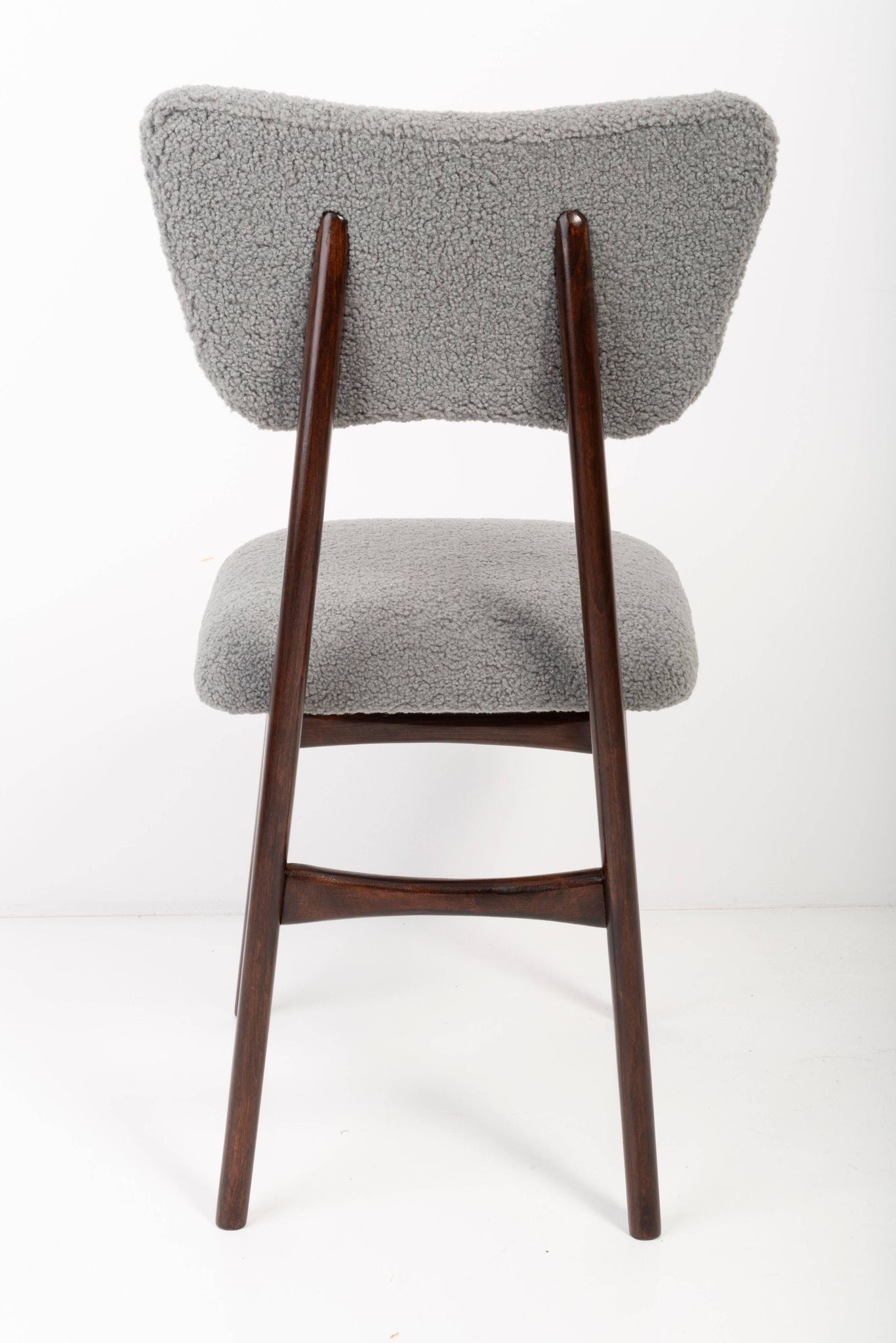 Grey Bouclé Chair from the 20th Century, 1960s