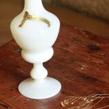 White opaline vase