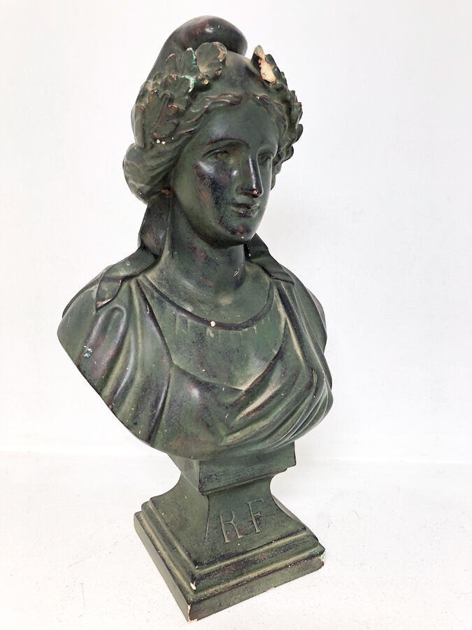 Buste de Marianne platre 1960