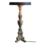Lampe en bois patiné Shabby chic