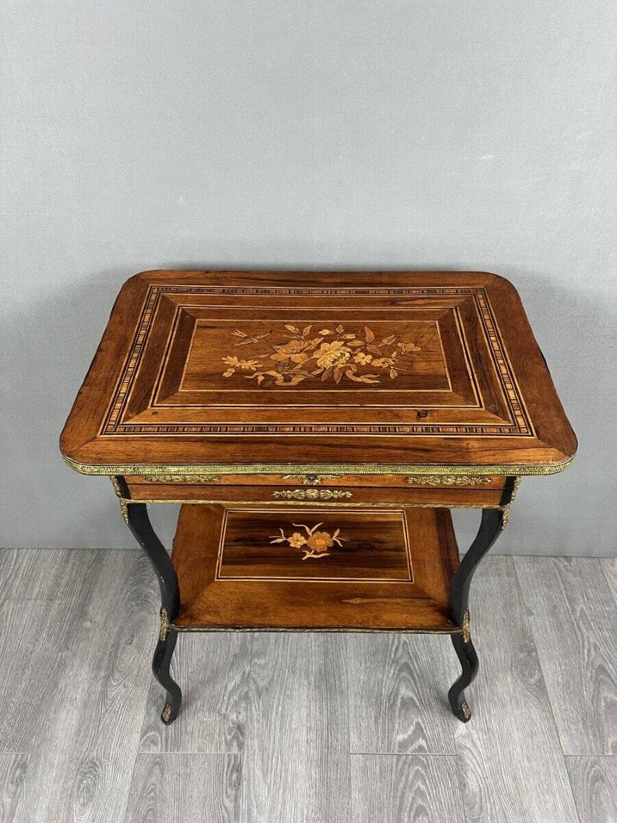 19th Century Napoleon III Style Jewelry Side Table