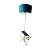 Floor lamp in gilded and opaline metal 50 years