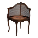 Louis XV Style Walnut Office Chair