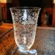 Baccarat engraved crystal "tulip" vase, Erna model.