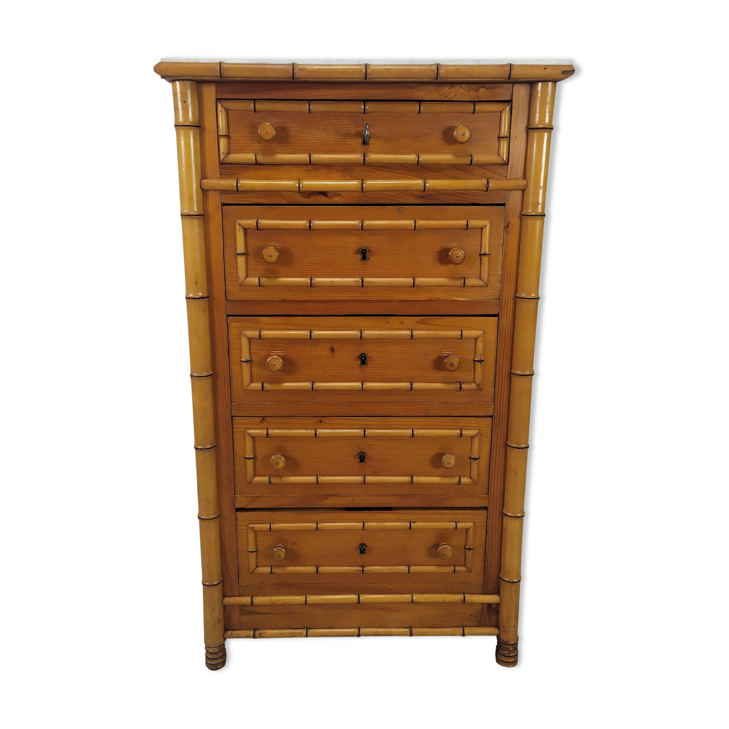 Rag picker 6 bamboo drawers