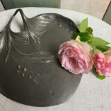 Large Art Nouveau pewter storage tray Kayserzin
