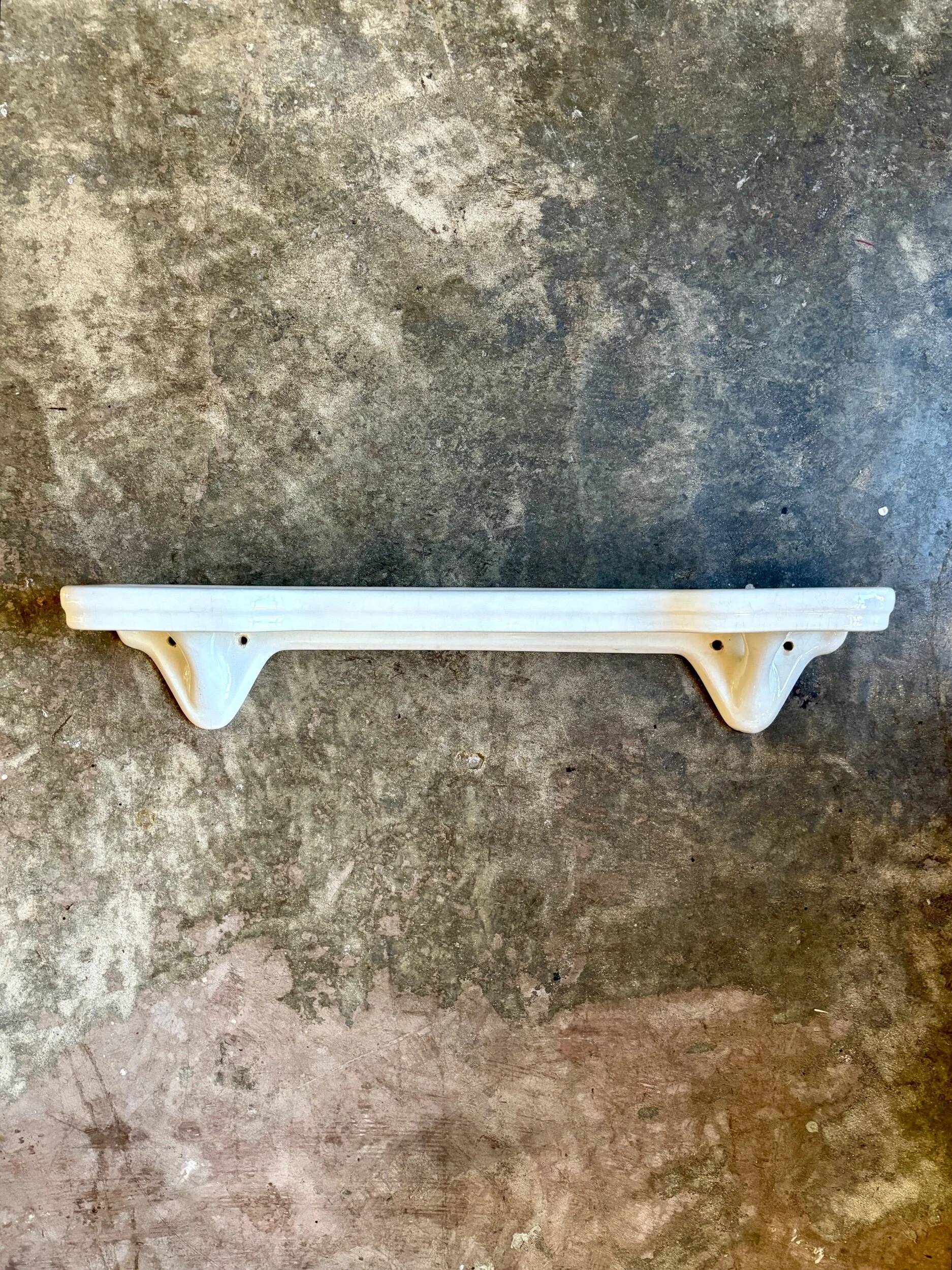 White earthenware wall shelf no. 4