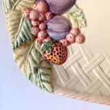 Long dish in fruit barbotine