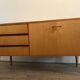 Vintage low row storage cabinet 1960-80's
