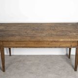 Old wooden farmhouse table