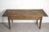 Old wooden farmhouse table