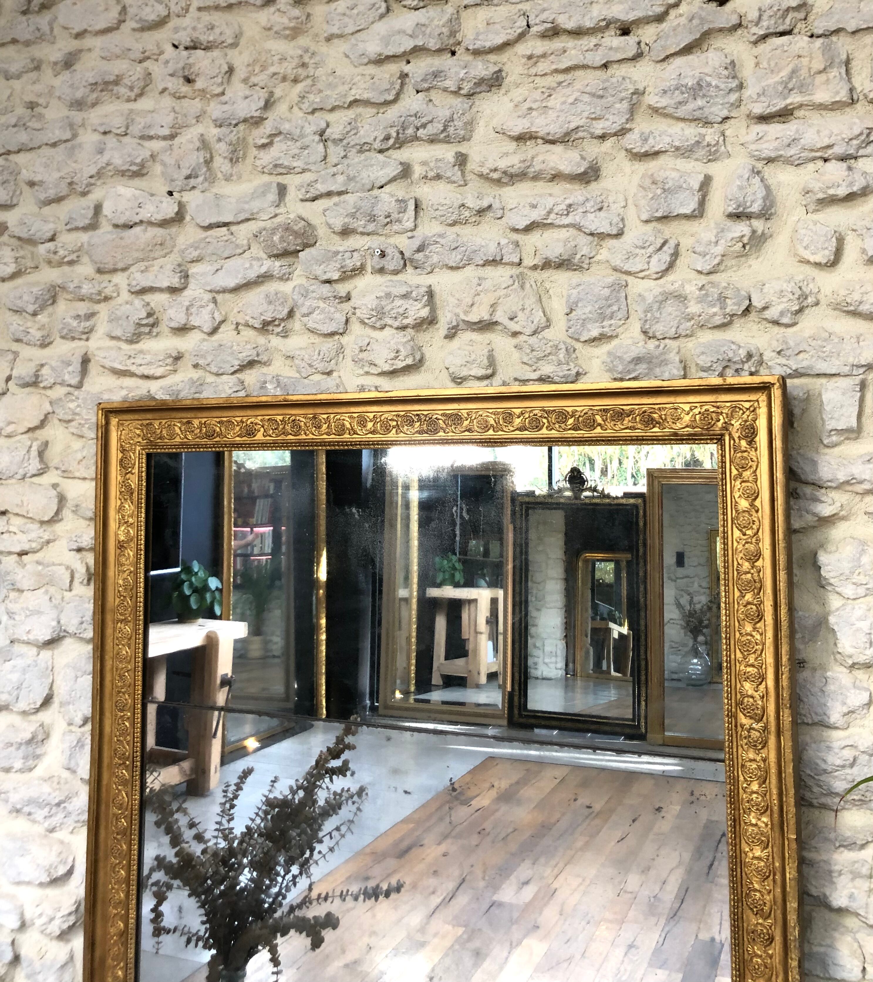 Old mirror 154,5/100cm