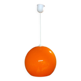 Vintage orange pendant light 1970