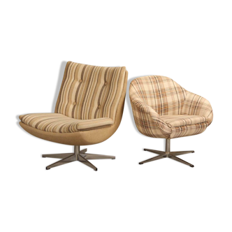 Paire de fauteuils scandinave