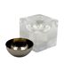 Space age clear lucite ashtray, Italy 1970s