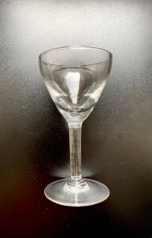 6 antique liqueur glasses