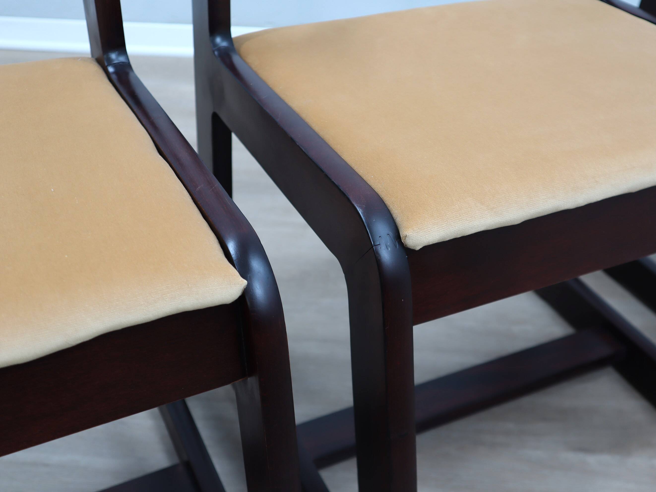 Set of 6 dining chairs Mario Sabot, Italy 1970s
