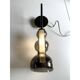 Set of Two Contemporary Smoked in Black Nickel Wall Sconces