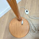 Danish pine articulated floor lamp