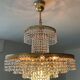 Vintage Crystal Tassel Cascade Chandelier