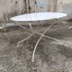 Garden furniture wrought iron old vintage xxeme