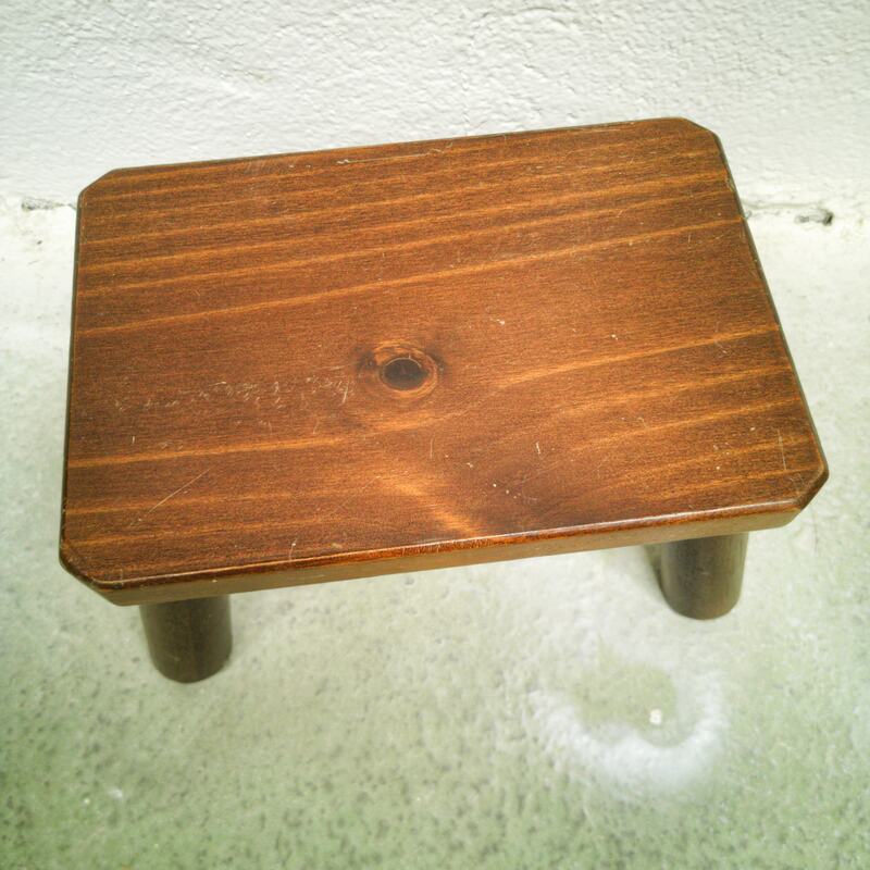 Wooden foot rest
