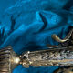 Superb rococo candelabrum. Louis XV, 5 lights. Electrified.